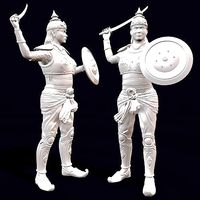 Rani Durgavati Statue 3D Print Sculpture | 3D