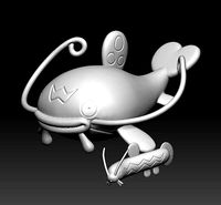 Pokemon Barboach and Whiscash | 3D