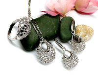 Set - Original dainty jewelry models with openwork pattern | 3D