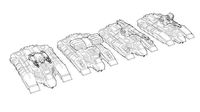 White-Rider Conquest Tank - 4 variants Complete | 3D