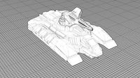 White-Rider Conquest Tank - Alternate C | 3D