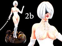 2B - Nier Fanart | 3D