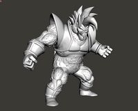 Oozaru Baby 3D Model | 3D