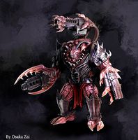 Alien Mutated Obliterator Marine - 2 variations 3D print model | 3D