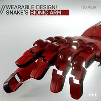 Venom Snake Metal Gear Solid V Bionic Arm 3D Printable Model | 3D