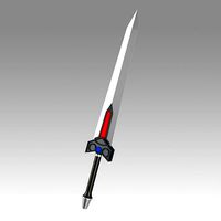 Fate EXTRA Fate Grand Order Saber Brave Sword | 3D