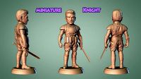 Fantacy Knight Miniature 1 -Mini Troop -3D print model | 3D