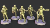 Star Wars legion shoretroopers pressuported included | 3D