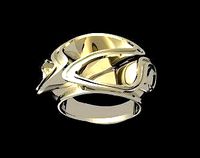 Curved ring | 3D