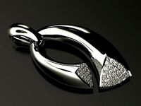 woman diamond nacklace  t00004 | 3D