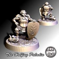 Halfing Paladin | 3D