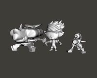 Pool Party Heimerdinger 3D Model | 3D