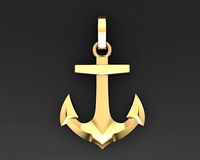 Anchor Pendant | 3D