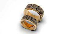 wedding rings | 3D