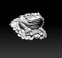 Feng shui money toad The Jin Chan | 3D