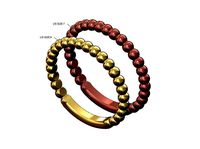 Bubble adjustable ring | 3D