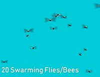 Background Flies and Bees Animated