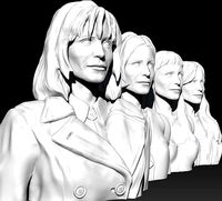 Courteney Cox as Gale Weathers from Scream 1 2 3 4 collection | 3D