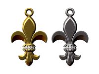 Heraldic lily pendant | 3D