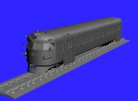 ER9PC-321 electric train | 3D