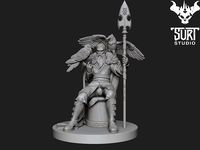 Odin with Huminn and Muninn | 3D