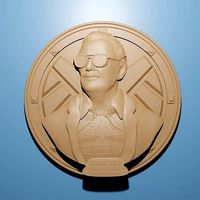 Stan Lee artcam aspire relief model in stl 3D for CNC Router | 3D