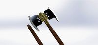 Gimli Battle Axe- Lord Of The Rings- LOTR -3D Print model | 3D