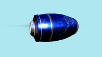 Mega Buster Blue - Hand Cannon - SciFi Blast Weapon
