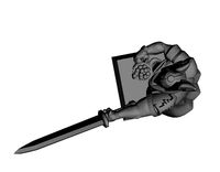 Miniature Paladin Drinking