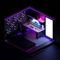 Isometric Gaming room