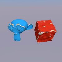 Worn paint procedural material