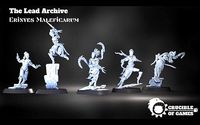 Erinyes Maleficarum pre-supported modular miniatures kit | 3D