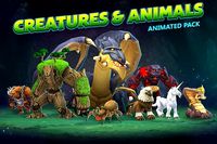 Creatures and animals animated pack