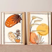 Botanical wall art wall decor printable decor  | 3D