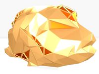 Polygonal Napoleon fish Parametric | 3D