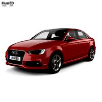 Audi A3 S-line Worldwide sedan with HQ interior 2013
