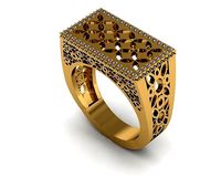 lace design ring | 3D