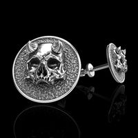 skull earrings studs | 3D