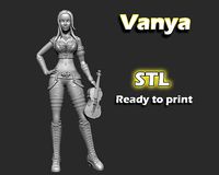 Vanya Female Bard 3d Print Ready | 3D