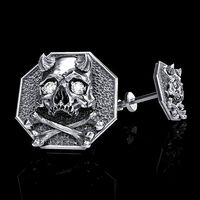skull earrings studs | 3D