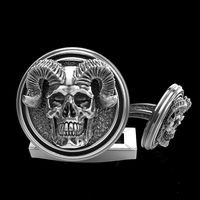 skull cufflinks | 3D