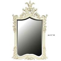 wood carved mirror | 3D