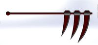 Hidan scythe Naruto  1 to1 3D print model | 3D