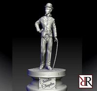 charlie chaplin | 3D