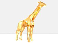 Polygonal Giraffe Parametric | 3D