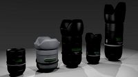 Camera Lens full Texture