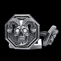 skull cufflinks | 3D