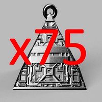 boule de noel triange X75    3d print  | 3D