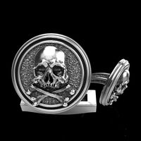 skull cufflinks | 3D