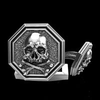 skull cufflinks | 3D
